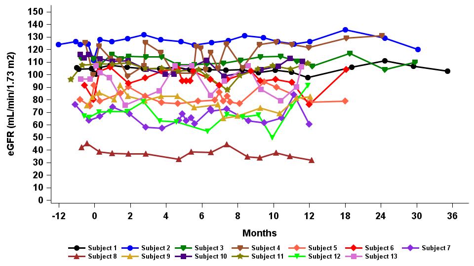 Table 7 Maintained stability of renal function in patients with ≥12 m of follow-up.jpg