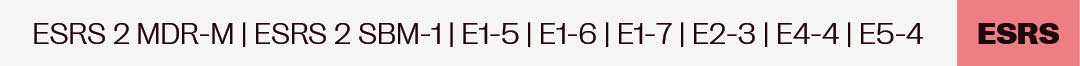 ESRS 2 MDR-M | ESRS 2 SBM-1 | E1-5 | E1-6 | E1-7 | E2-3 | E4-4 | E5-4.jpg