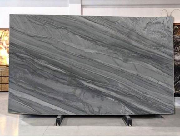A grey and black marble slab
Description automatically generated