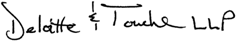 (DELIOTTE & TOUCHE LLP.)